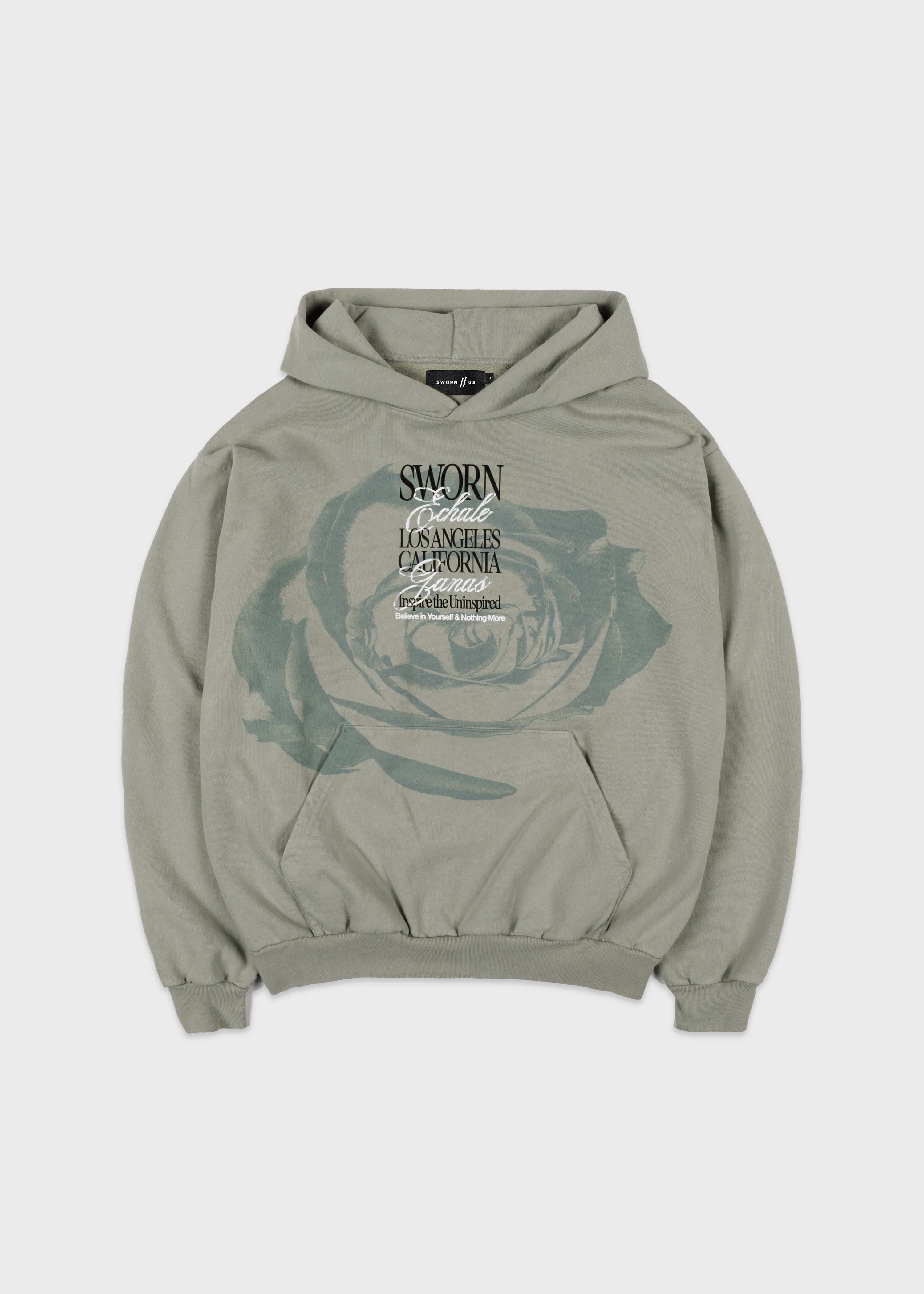 Florecer Hoodie // Sage Green – Sworn To Us