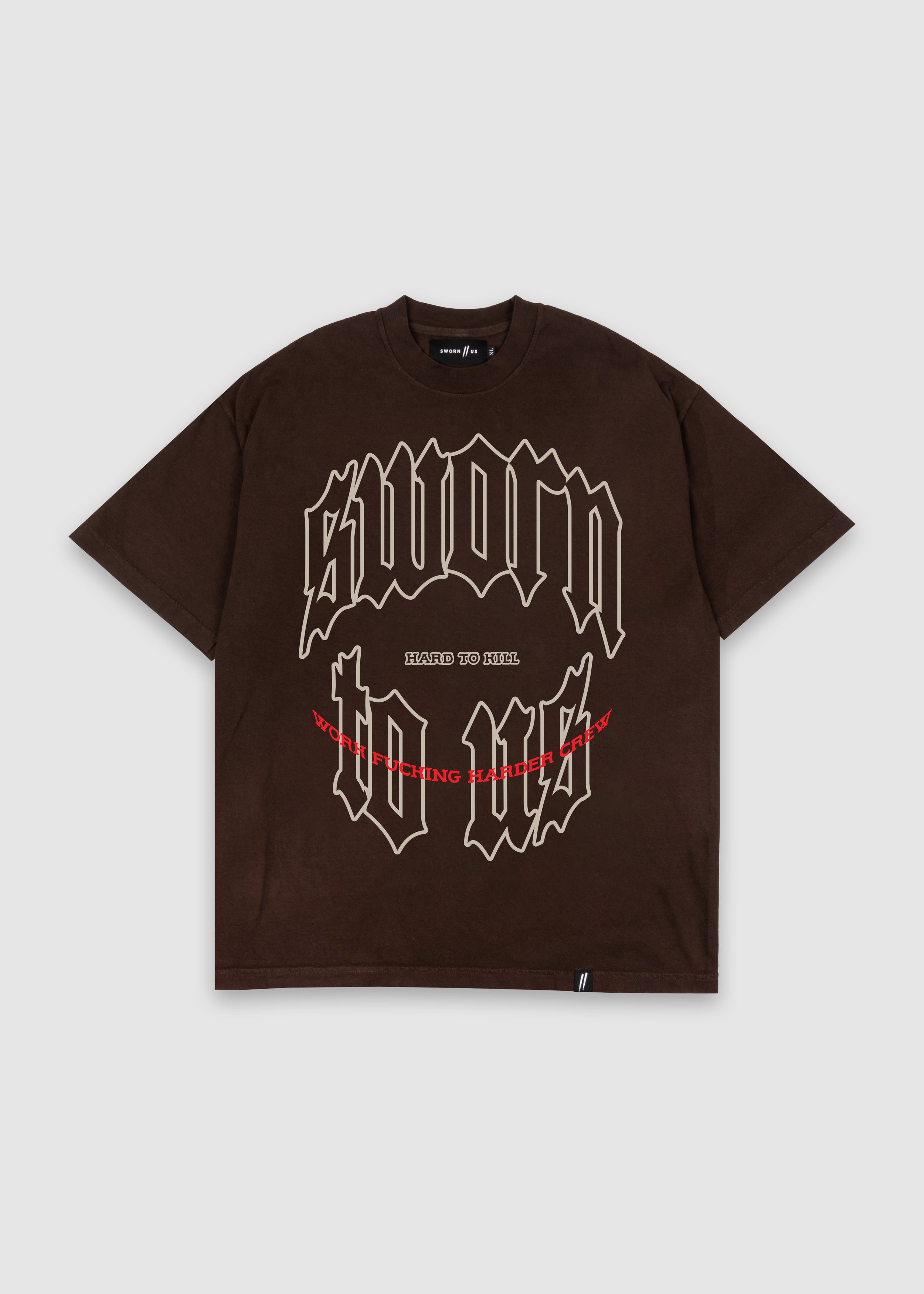 H2K Outline Tee // Chocolate