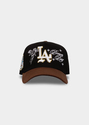 Brown Bag Podcast A-Frame Snapback / Black