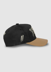 City of Angels A-Frame Snapback // Black & Tan