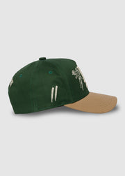 City of Angels A-Frame Snapback // Green & Tan