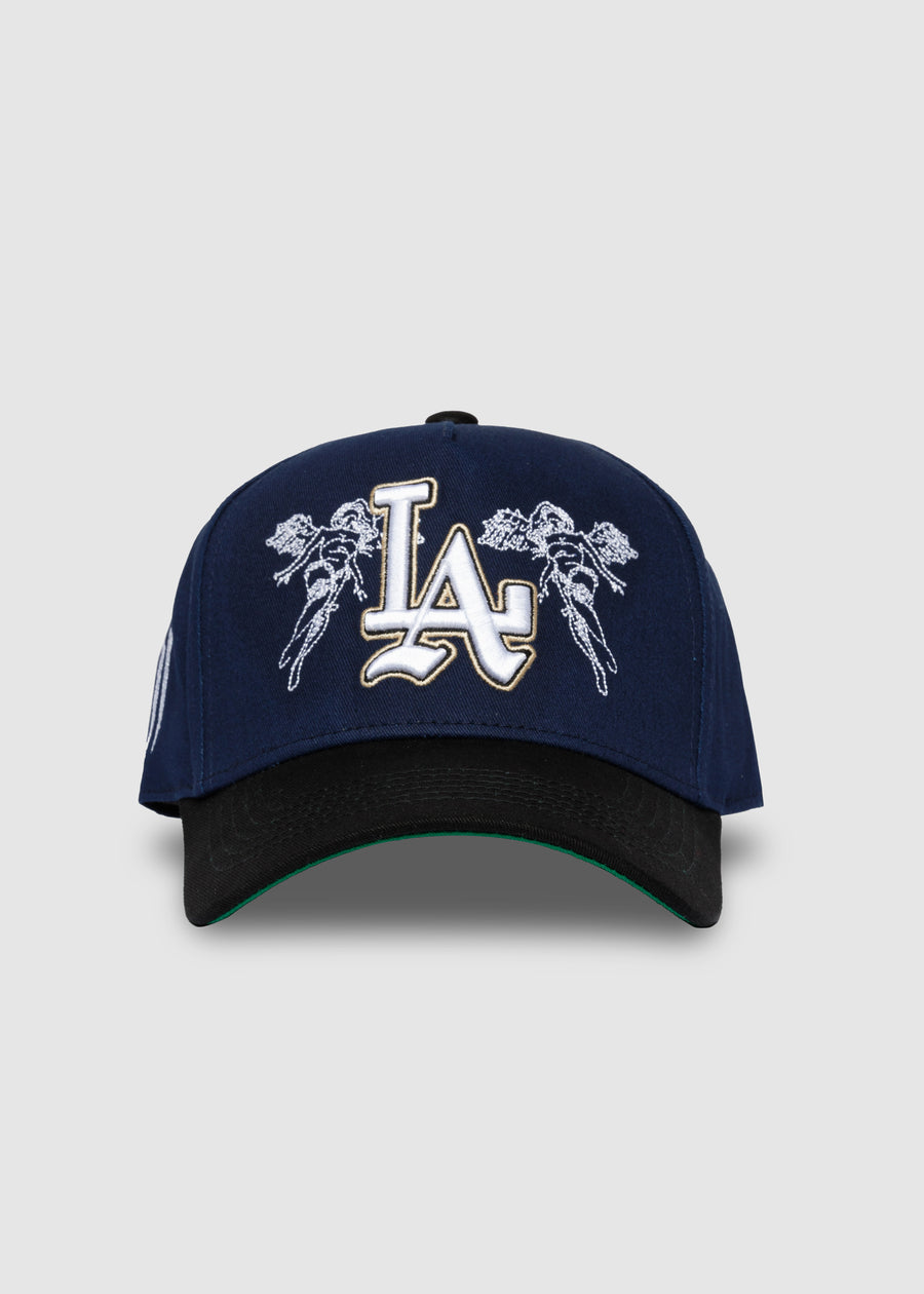 City of Angels A-Frame Snapback // Navy & Black