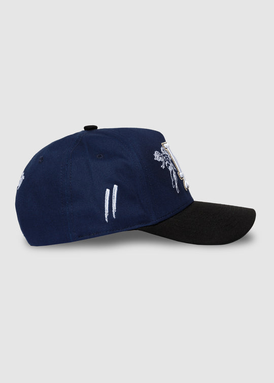 City of Angels A-Frame Snapback // Navy & Black