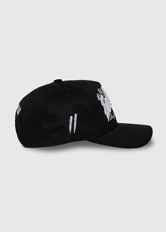 Hometown A-Frame Snapback // Black