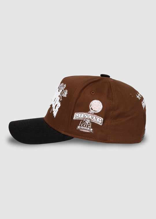 LA Galaxy Hometown A-Frame Snapback // Mocha & Black