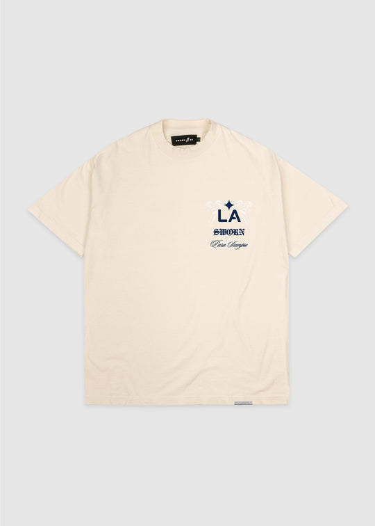 LA Galaxy Shield Tee // Natural