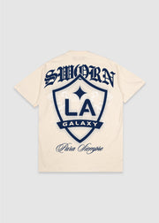 LA Galaxy Shield Tee // Natural