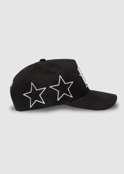 LA Galaxy Stars A-Frame Snapback // Black