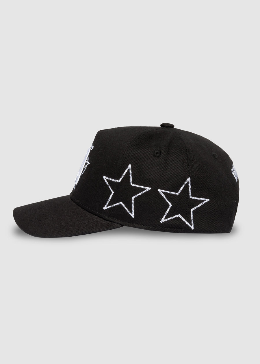 LA Galaxy Stars A-Frame Snapback // Black