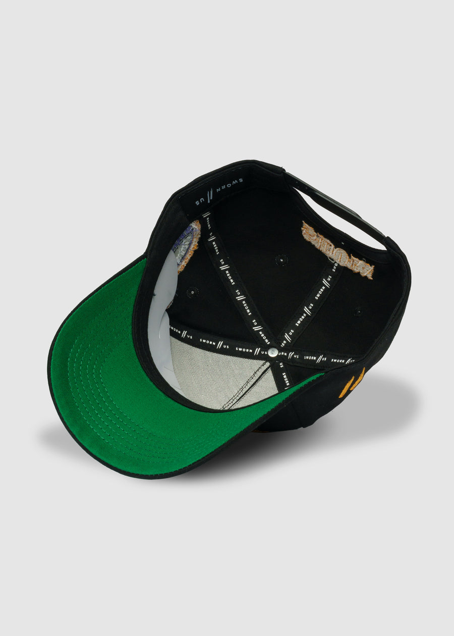 Dynasty City of Angels A-Frame Snapback // Black