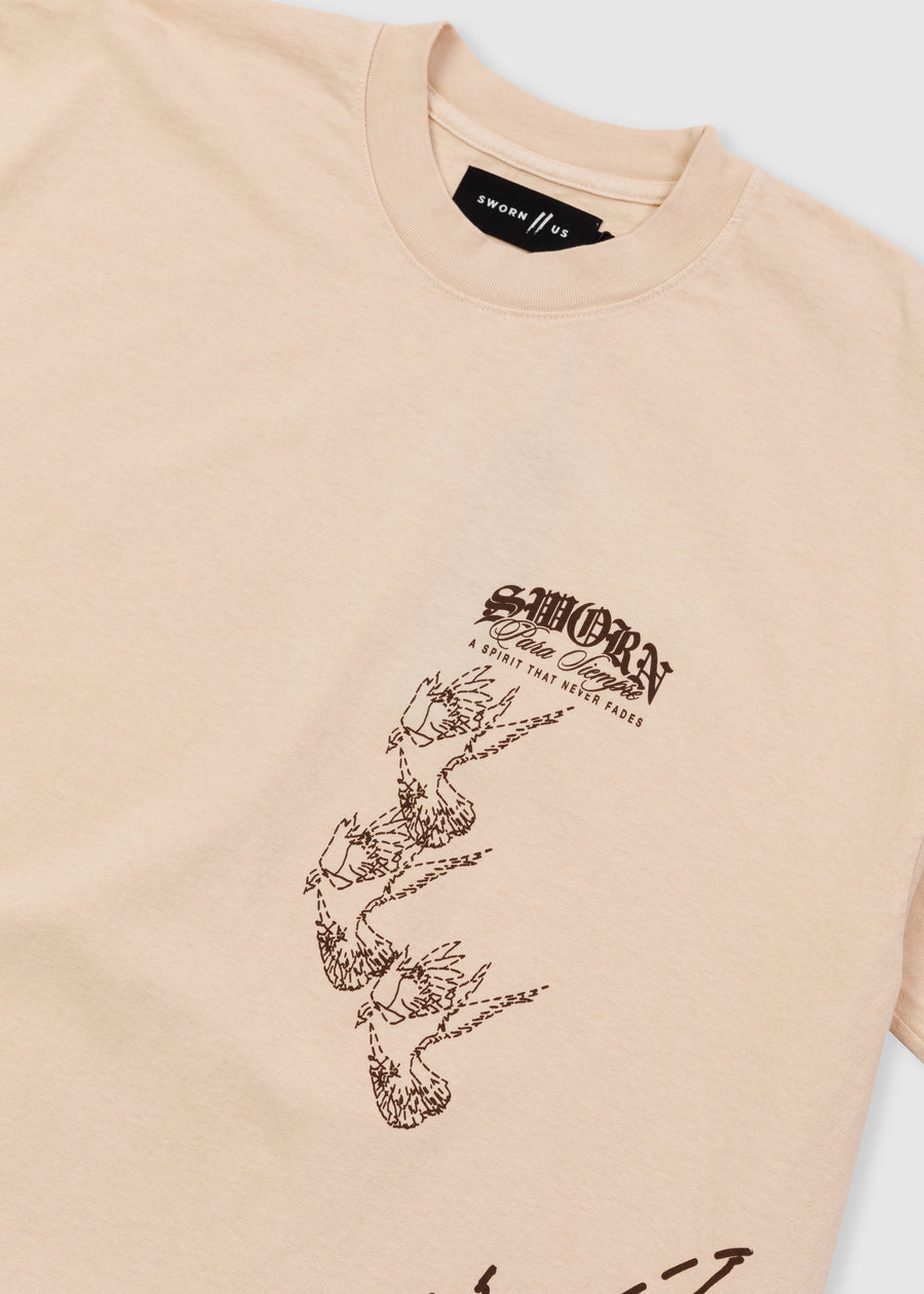 Poetry Spirit Tee // Sand