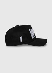 Unfinished Business A-Frame Snapback // Black